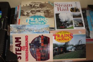 Railway enthusiast Interest ; Good large selection of Railway related books magazines leaflets and