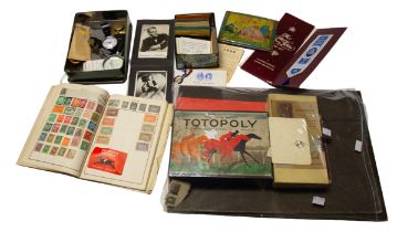 A collector's lot to include: a mid 20th Century film star Snapshot album containing undedicated