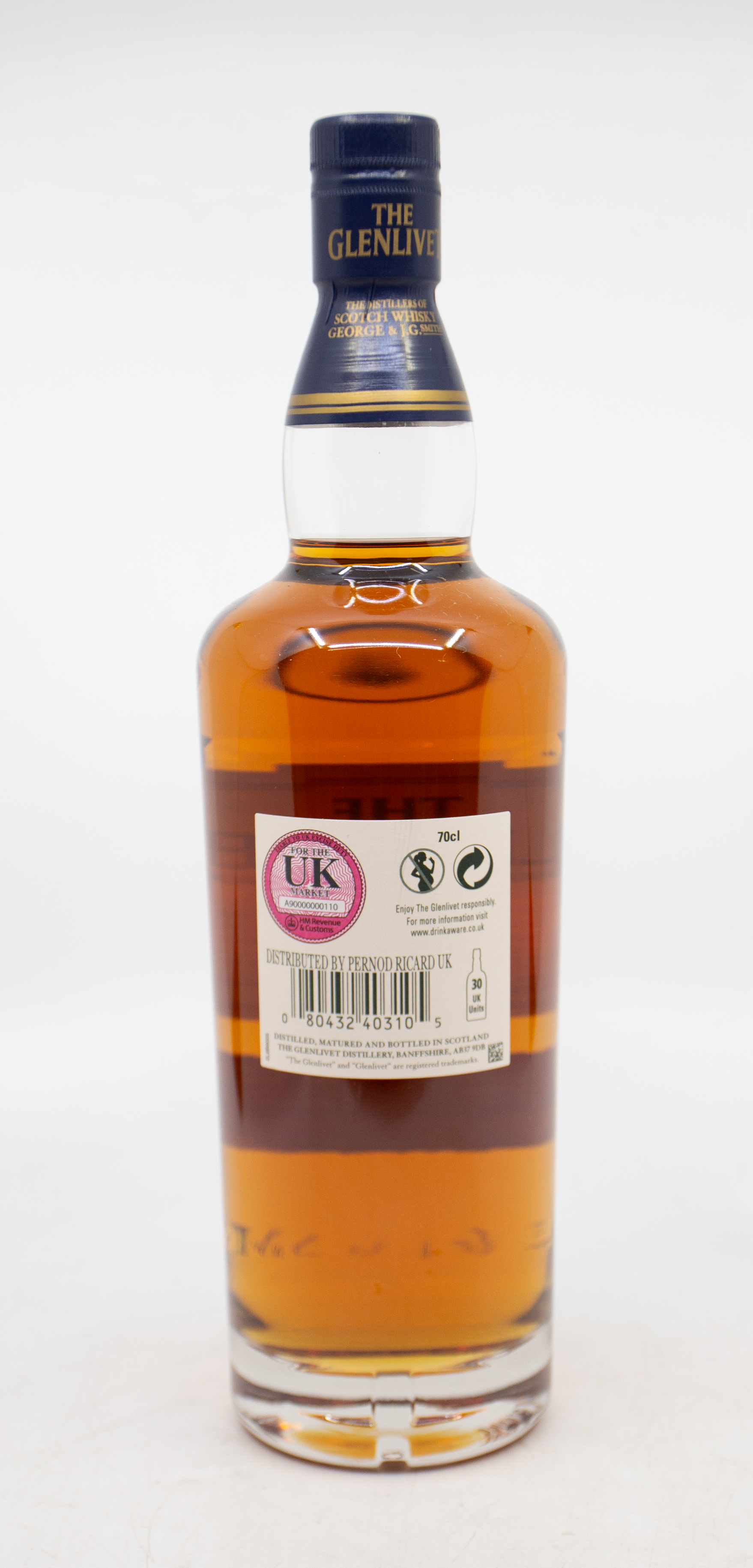 The Glenlivet, 18 years of age, single malt Scotch whisky, 70 cl, 43% alcohol, boxed (1) Box missing - Image 3 of 3