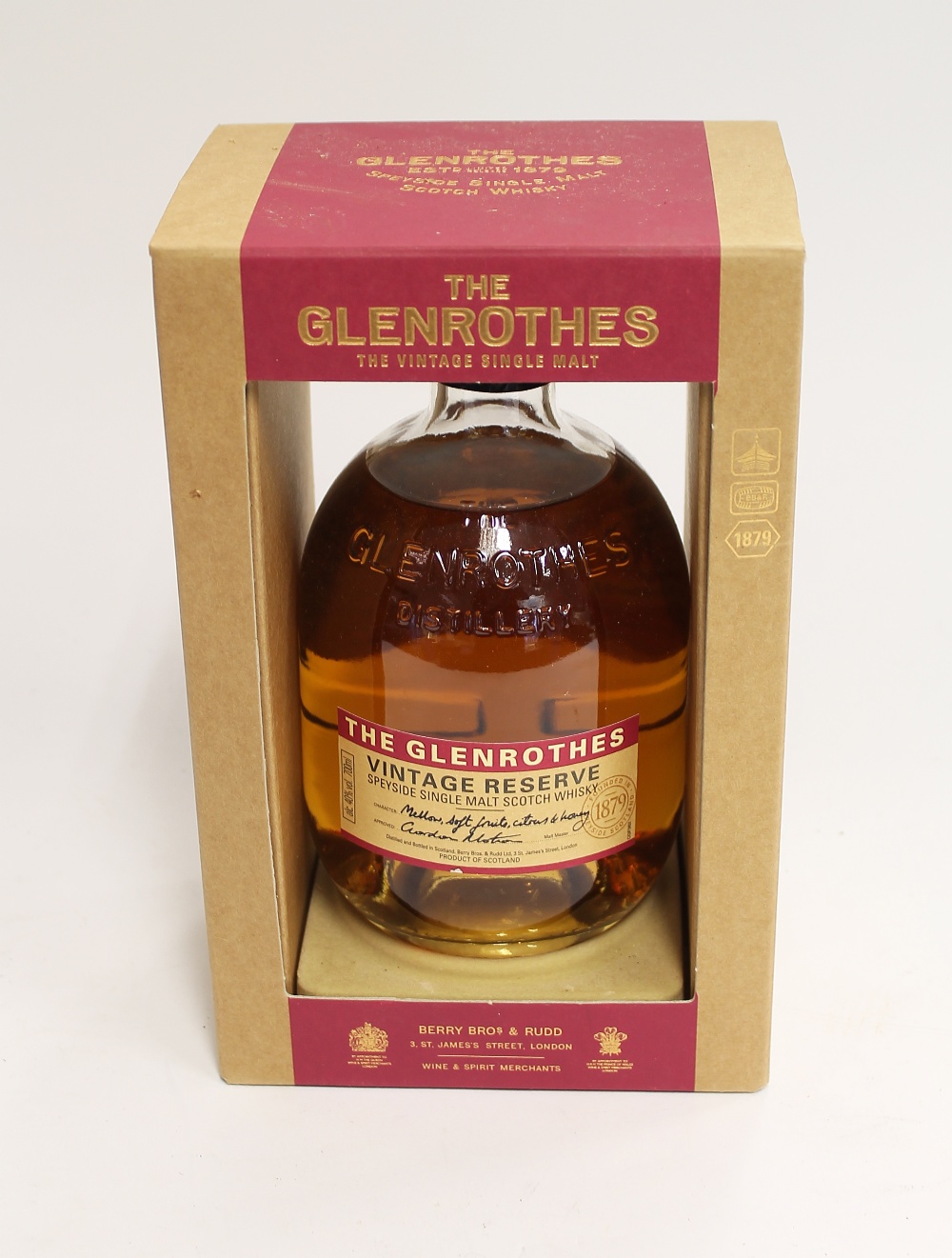 A boxed The Glenrothes vintage single malt reserve scotch whisky, a boxed Glenmorangie single - Image 4 of 6