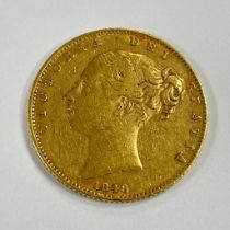 Great Britain Queen Victoria Shield Back 1846 Gold Sovereign Victorian