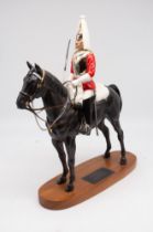 Beswick - A connoisseur model by Beswick of "Life Guard" on wooden base.