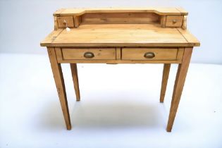 Small antique pine desk