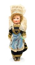 Doll: A 1930s composition doll, unmarked. Good condition, height approx. 14". Please assess