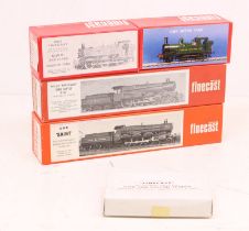 Wills Finecast: A collection of four Wills Finecast model railway kits, unconstructed, but appear