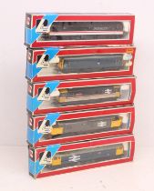 Lima: A collection of five boxed Lima diesel locomotives to comprise: 205171, 205191, 205218, 205213