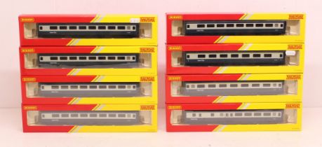 Hornby: A collection of eight boxed Hornby Railways, OO Gauge, Inter-City coaches to comprise: R4622