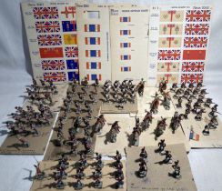 Hinchliffe: A collection of assorted Hinchliffe hand-painted models, including some on horseback.