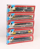 Lima: A collection of five boxed Lima diesel locomotives to comprise: 205175, 205214, 205125,