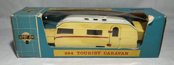 Spot-on: A boxed Triang Spot-on, Tourist Caravan, Reference 264. Original box, general wear expected