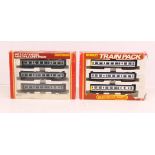 Hornby: A boxed Hornby Railways, OO Gauge, BR 3 Car Diesel Multiple Unit Pack, Reference R403; and