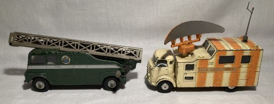 Diecast: A pair of unboxed diecast vehicles: Dinky TV Extending Mast Vehicle and Corgi Karrier Decca