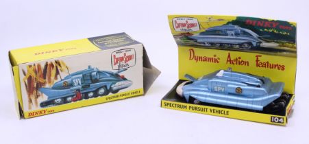 Dinky: A boxed Dinky Toys, Spectrum Pursuit Vehicle, Reference No. 104. Original box with