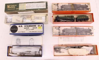 Model Railway: A collection of four boxed model railway kits to include: Kemilway BR Standard 2-6-