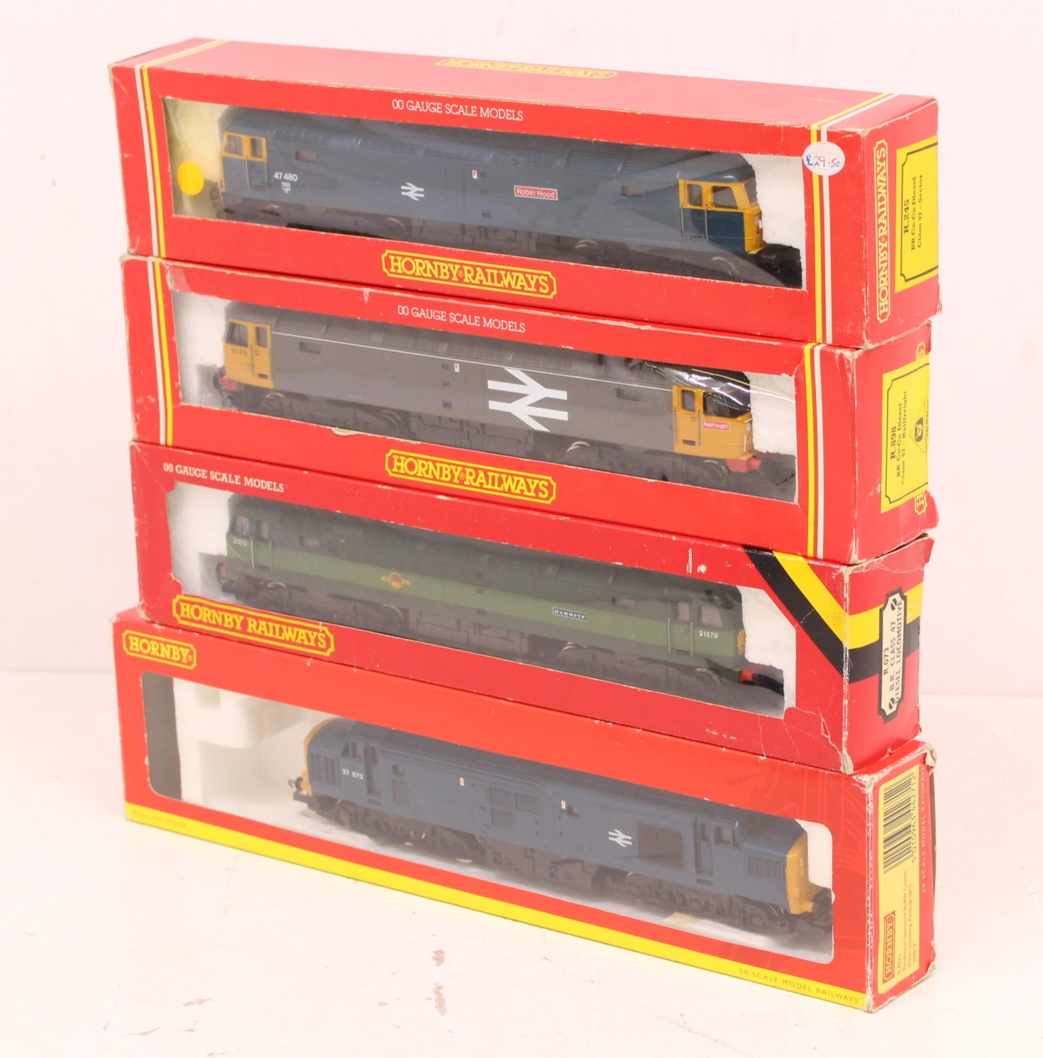 Hornby: A collection of four boxed Hornby Railways, OO Gauge, diesel locomotives to comprise: - Image 2 of 2