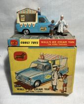 Corgi: A boxed Corgi Toys, Wall's Ice Cream Van on Ford Thames, Reference 447. In excellent original