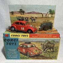 Corgi: A boxed Corgi Toys, Volkswagen 1200 in East African Safari Trim, Reference 256, in