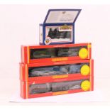 Hornby: A collection of three boxed Hornby Railways, OO Gauge, locomotives and tenders, to comprise: