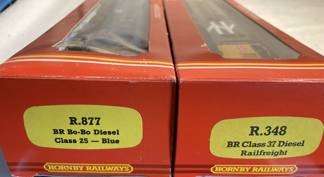 Hornby: A pair of boxed Hornby Railways, OO Gauge locomotives, to comprise: BR Class 37 - Image 5 of 5