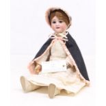 SFBJ: An early 20th century, bisque head doll, Société Française de Fabrication de Bébé & Jouets (