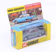 Corgi: A boxed Corgi Toys, Rover 2000 TC, Reference No. 275. Original box with card header,