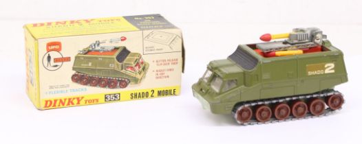 Dinky: A boxed Dinky Toys, Shado 2 Mobile, Reference No. 353. Original box, general wear expected