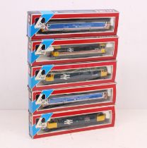 Lima: A collection of five boxed Lima diesel locomotives to comprise: 205131, 205194, 205216, 205135