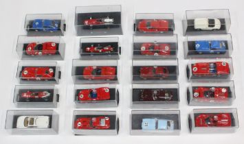 Diecast: A collection of twenty assorted 1:43 diecast Ferraris to include: Art Model, Top Model,