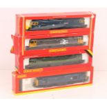 Hornby: A collection of four boxed Hornby Railways, OO Gauge, diesel locomotives to comprise: