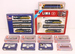 Lima: A pair of boxed Lima train sets: 103406 and 149751 G; together with a boxed diesel