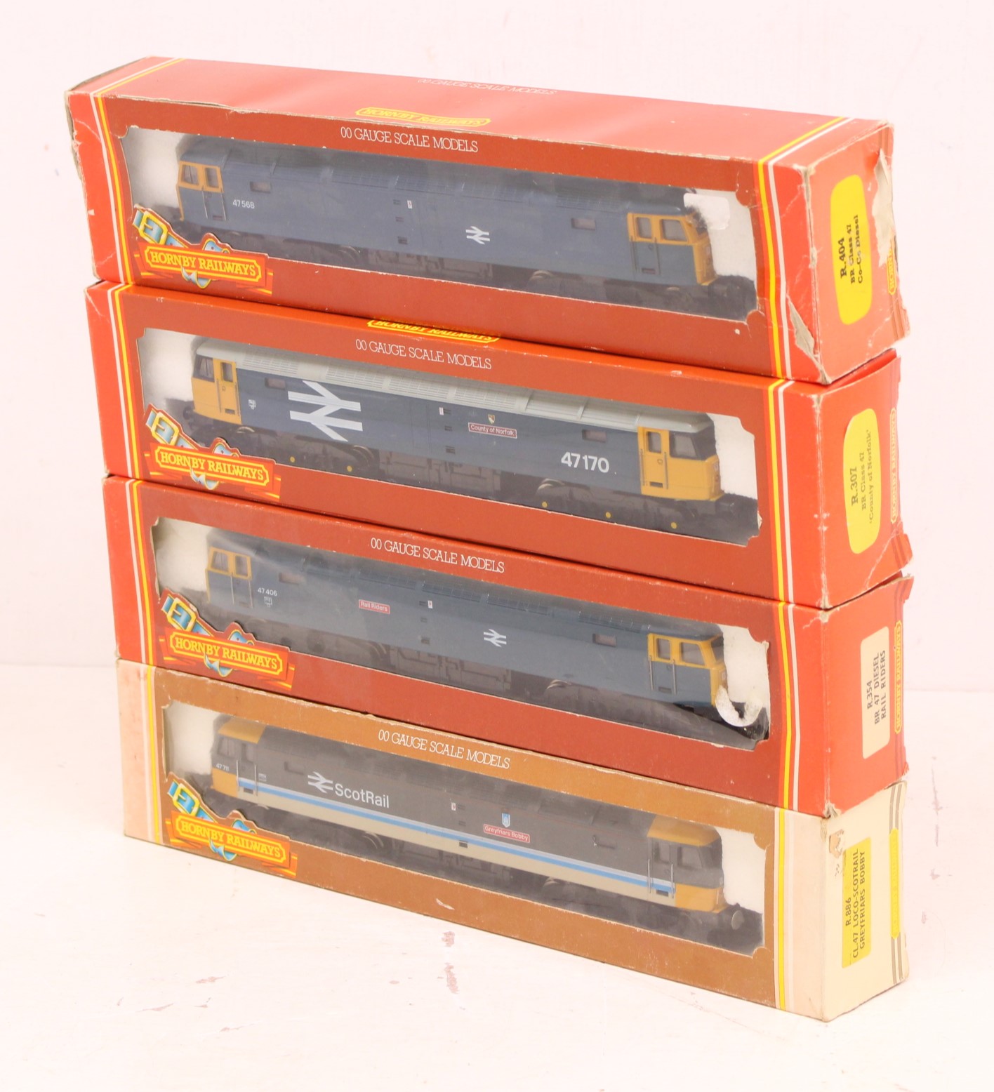 Hornby: A collection of four boxed Hornby Railways, OO Gauge, diesel locomotives to comprise: - Image 2 of 2