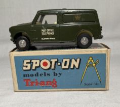 Spot-on: A boxed Triang Spot-on, Morris G.P.O. Telephone Mini-Van, Reference 210/2. Original box,