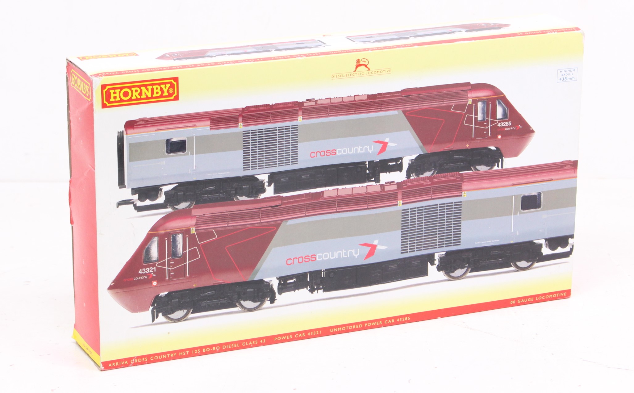 Hornby: A boxed Hornby Railways, OO Gauge, Arriva Cross Country HST 125 Bo-Bo Diesel Class 43,