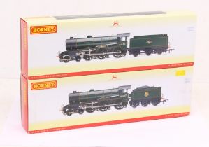 Hornby: A pair of Hornby boxed OO Gauge locomotives to comprise: BR 4-6-0 Class B17/1 'Thorpe