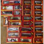 Hornby: A collection of twenty-seven boxed Hornby Railways, OO Gauge, rolling stock wagons. Original