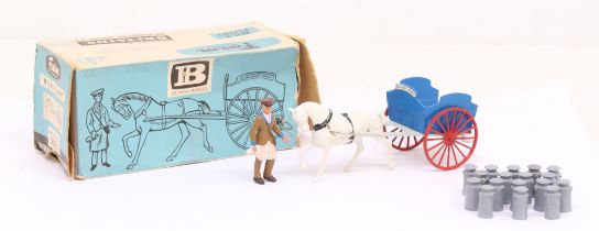 Britains: A boxed Britains, Milk Float, Catalogue No. 9503. Original box with Milkman and