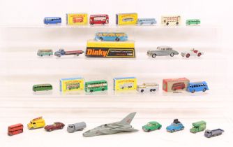 Matchbox: A collection of four boxed Matchbox vehicles, to comprise: Long Distance Coach 40,