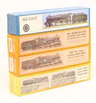 Nu-Cast: A collection of four Nu-Cast model railway kits, unconstructed, but appear complete in