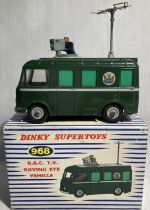 Dinky: A boxed Dinky Supertoys, B.B.C. T.V. Roving Eye Vehicle, Reference No. 968. Original box,