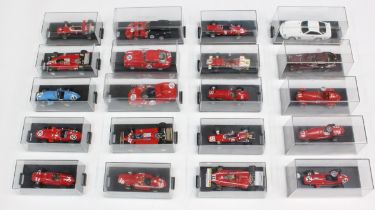 Diecast: A collection of twenty assorted 1:43 diecast Ferraris to include: Top Model Collection,