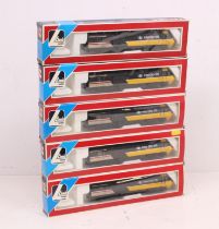 Lima: A collection of five boxed Lima Inter-City diesel locomotives to comprise: 205198, 205196L (