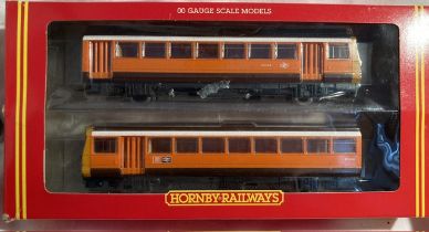 Hornby: A boxed Hornby Railways, OO Gauge, Pacer Twin Railbus Greater Manchester PTE, R297. Original