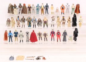 Star Wars: A collection of assorted original Star Wars uncarded figures, mostly without weapons,