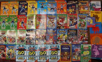 Pokemon: A collection of assorted Pokemon story and collectors books to include: Ruby and