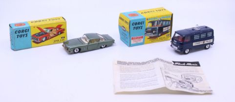 Corgi: A pair of boxed Corgi Toys, Ghia L6.4 with Chrysler Engine, Reference No. 241; and Commer