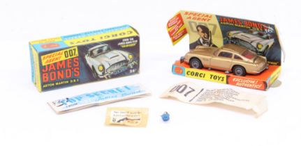 Corgi: A boxed Corgi Toys, James Bond 007 Aston Martin, Reference 261. Original 1965 model in
