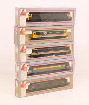 Lima: A collection of five boxed Lima diesel locomotives to comprise: 205049, 2050235, 305306,
