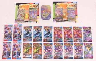 Pokemon: A collection of assorted Pokemon sealed items to include: four Matchless Fighter (双璧のファイター)