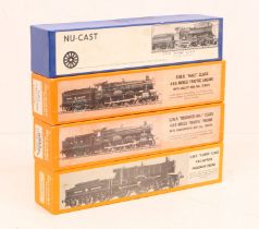 Nu-Cast: A collection of four Nu-Cast model railway kits, unconstructed, but appear complete in
