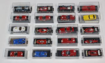 Diecast: A collection of twenty assorted 1:43 diecast Ferraris to include: Quartzo, Western